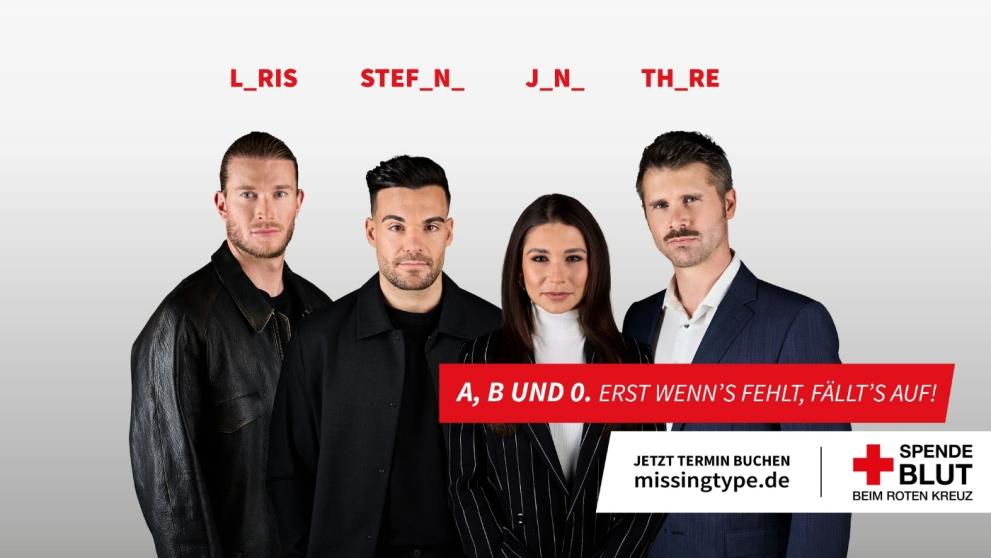 missingtype Prominente unterstützen die Blutspende