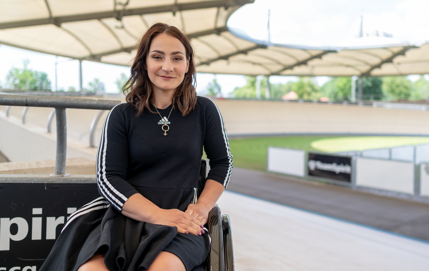 Kristina Vogel setzt sich für die Blutspende ein