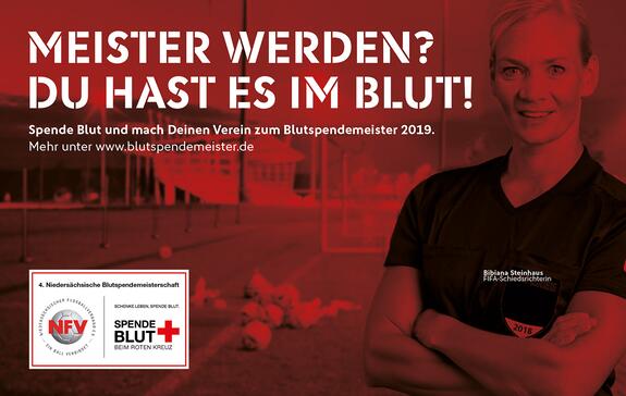 Niedersächsischer Fußballbund engagiert sich für die Blutspende