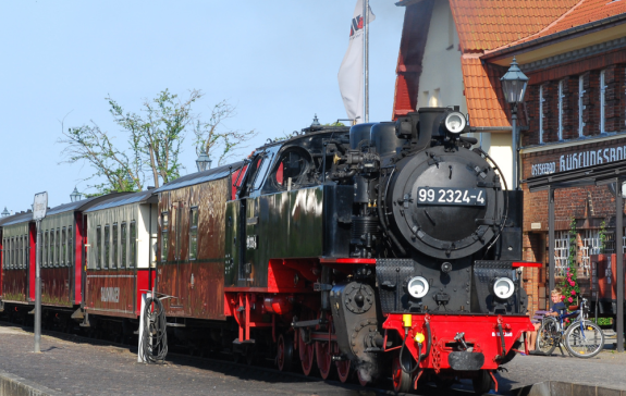 Die Bäderbahn Molli im Ostseebad Kühlungsborn